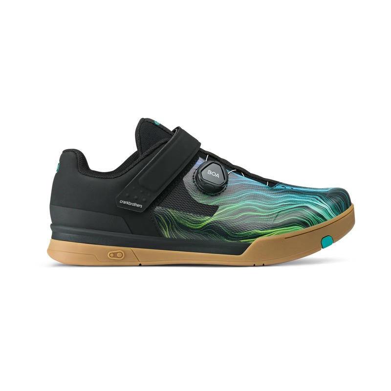 BUTY CRANKBROTHERS MALLET BOA BLACK/BLUE SWIRL - GUM OUTSOLE 11 (445 EU)