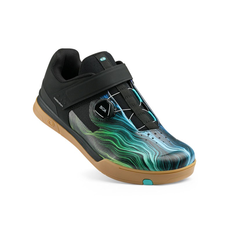 BUTY CRANKBROTHERS MALLET BOA BLACK/BLUE SWIRL - GUM OUTSOLE 11.5 (45 EU)