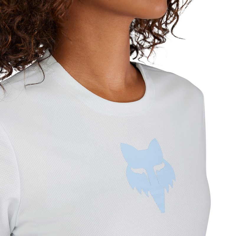 KOSZULKA ROWEROWA FOX LADY RANGER HEAD PALE BLUE M