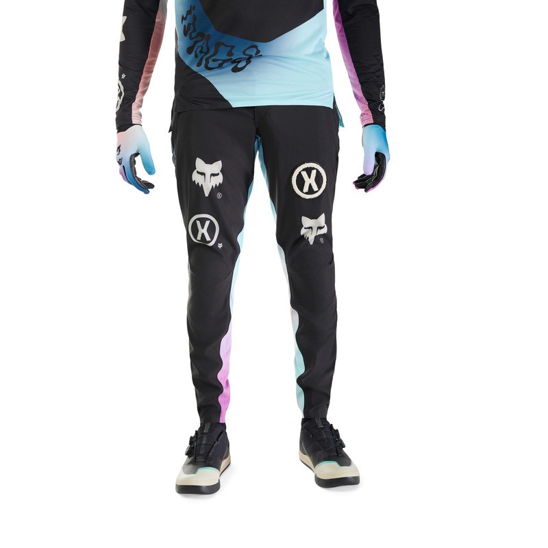 SPODNIE ROWEROWE FOX FLEXAIR PANT HELLO FUTURE BLACK 32