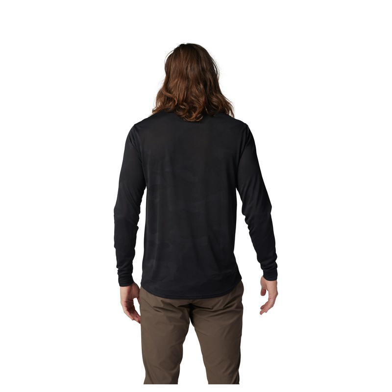 KOSZULKA ROWEROWA Z DŁUGIM RĘKAWEM FOX RANGER TRU DRI BLACK XL