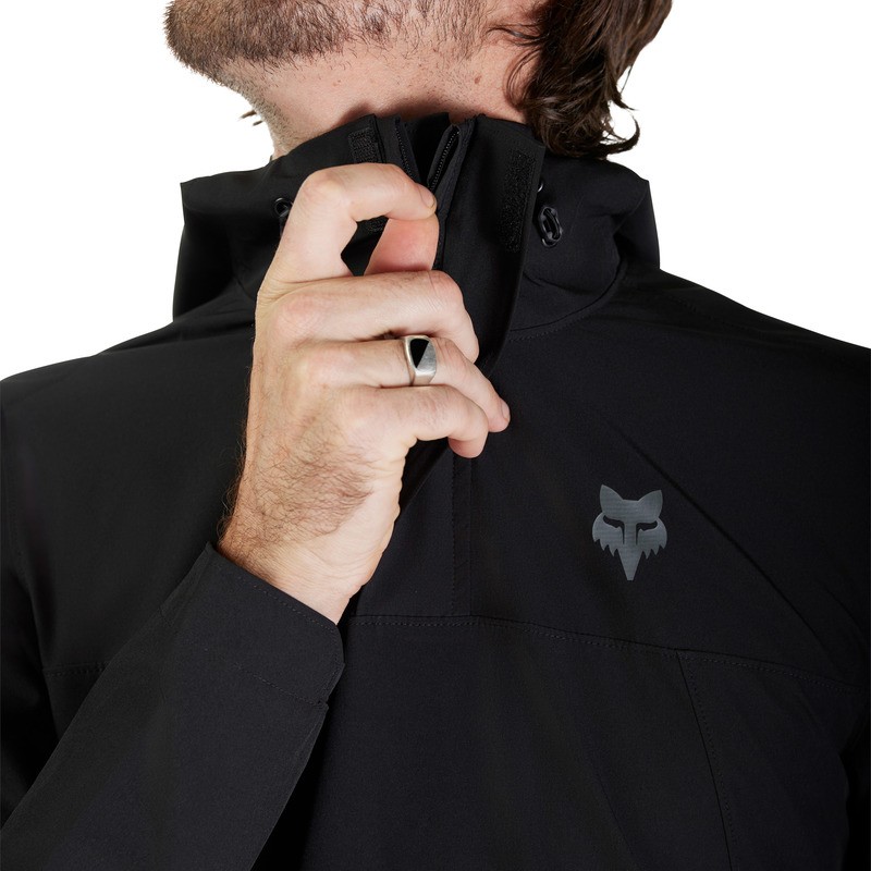 BLUZA ROWEROWA Z KAPTUREM FOX RANGER WIND PULLOVER BLACK XXL