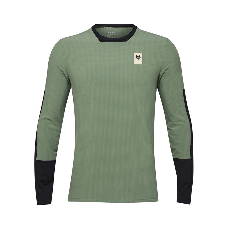 KOSZULKA ROWEROWA Z DŁUGIM RĘKAWEM FOX DEFEND THERMAL BLACK XXL