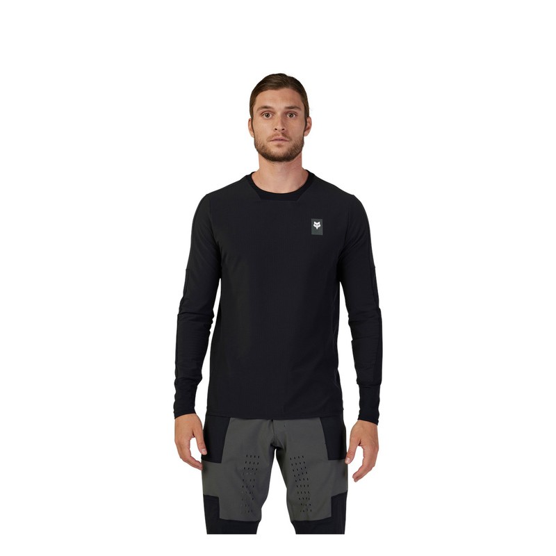 KOSZULKA ROWEROWA Z DŁUGIM RĘKAWEM FOX DEFEND THERMAL BLACK XXL