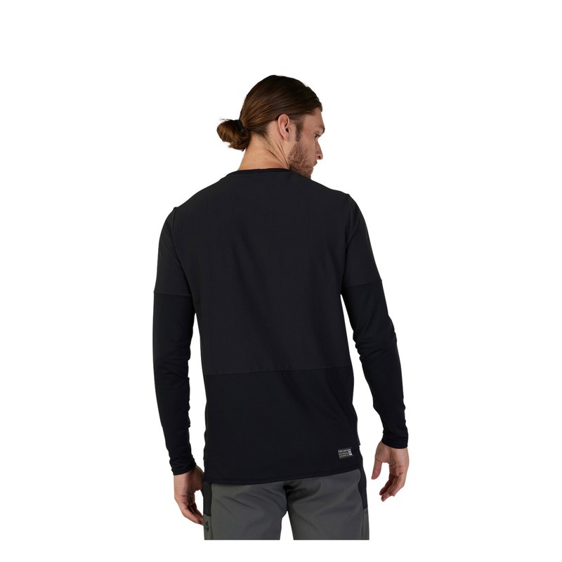 KOSZULKA ROWEROWA Z DŁUGIM RĘKAWEM FOX DEFEND THERMAL BLACK XXL