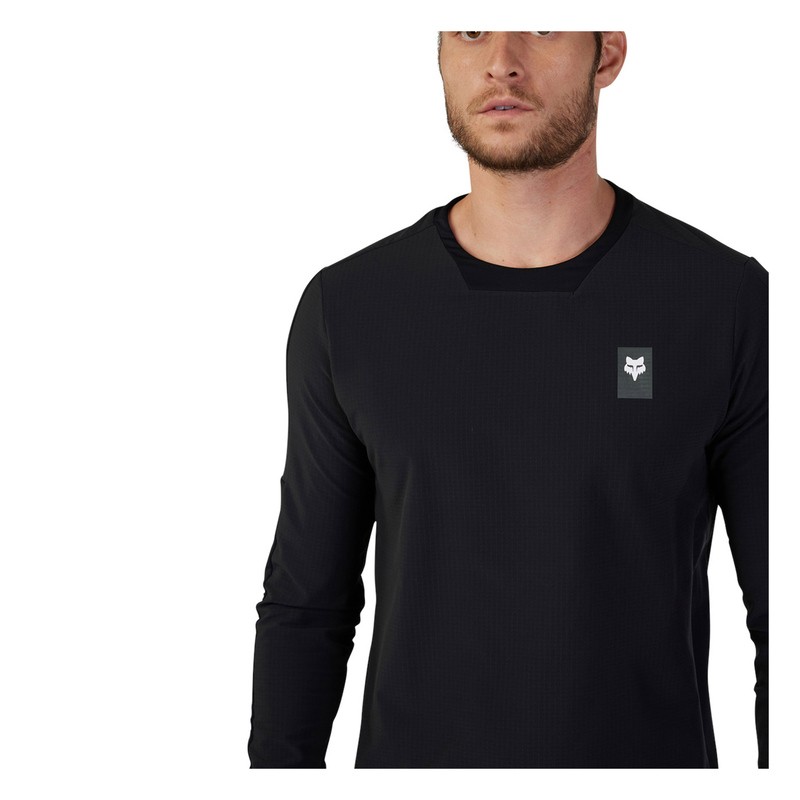 KOSZULKA ROWEROWA Z DŁUGIM RĘKAWEM FOX DEFEND THERMAL BLACK XXL