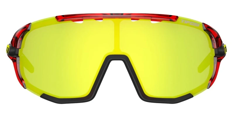 Okulary TIFOSI SLEDGE CLARION crystal red (3szkła Clarion Yellow 10,9% transmisja światła, AC Red, Clear) (NEW)