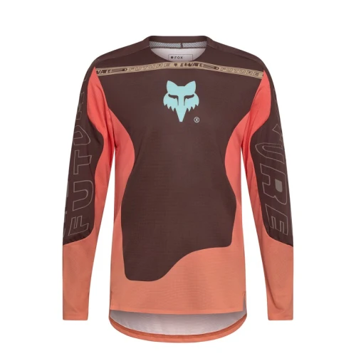 KOSZULKA ROWEROWA Z DŁUGIM RĘKAWEM FOX FLEXAIR ELEVATED COCOA M