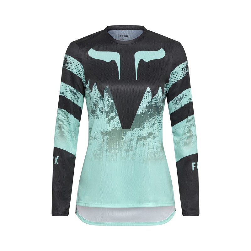 KOSZULKA ROWEROWA Z DŁUGIM RĘKAWEM FOX LADY RANGER KAIROS TURQUOISE S