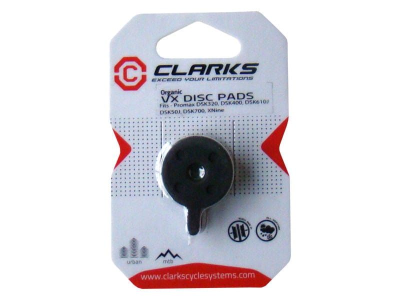 Klocki hamulcowe CLARK'S PROMAX (DSK320, DSK400, DSK610J, DSK50J, DSK700, XNine) organiczne