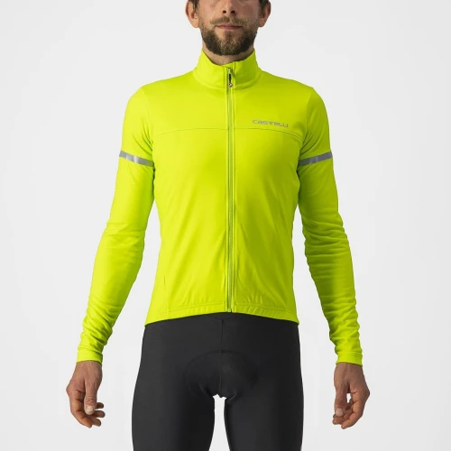 Bluza kolarska Fondo 2, electric lime/silver reflex, rozmiar M