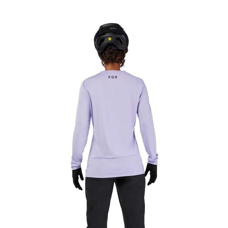 KOSZULKA ROWEROWA Z DŁUGIM RĘKAWEM FOX LADY RANGER HEAD LILAC M