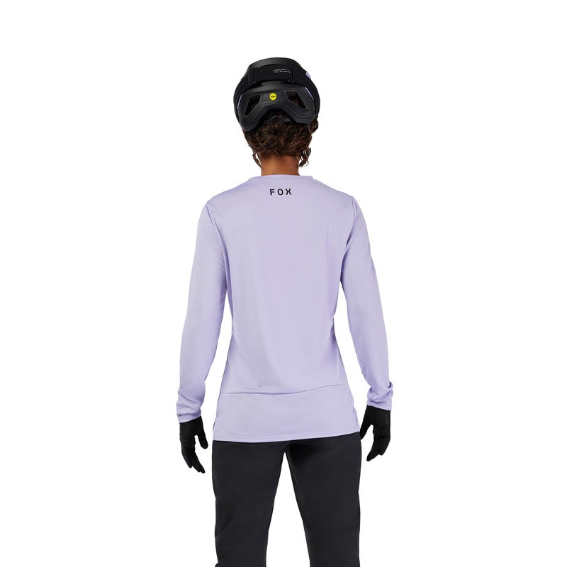 KOSZULKA ROWEROWA Z DŁUGIM RĘKAWEM FOX LADY RANGER HEAD LILAC L