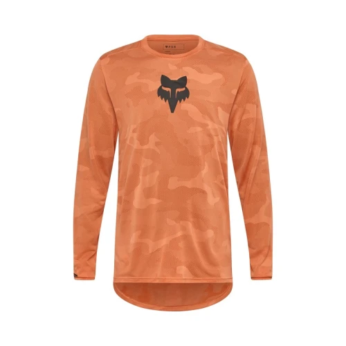 KOSZULKA ROWEROWA Z DŁUGIM RĘKAWEM FOX RANGER TRU DRI CORAL L