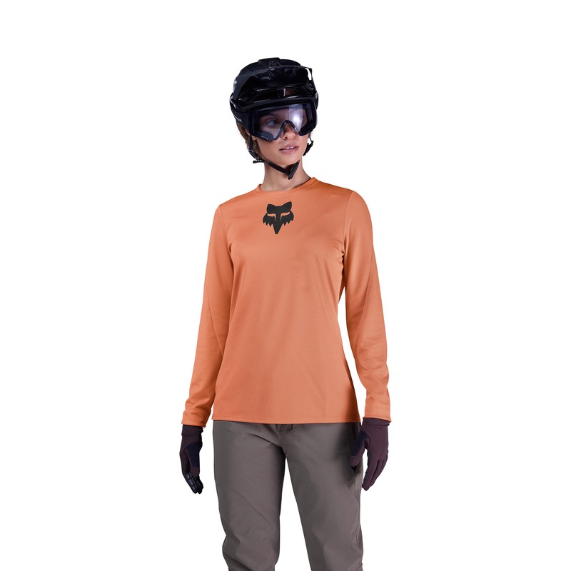 KOSZULKA ROWEROWA Z DŁUGIM RĘKAWEM FOX LADY RANGER FOX HEAD CORAL M