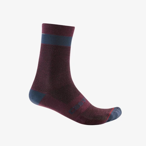 Skarpetki kolarskie Alpha 18, deep bordeaux, rozmiar XXL