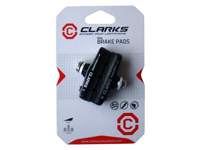 Klocki hamulcowe CLARK'S CPS459 SZOSA (Shimano 105, Ultegra, Dura-Ace, Warunki Suche, Obudowa aluminiowa) 55mm czarne