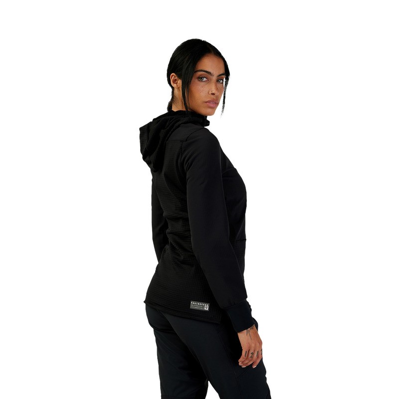 BLUZA ROWEROWA FOX LADY DEFEND THERMAL BLACK S
