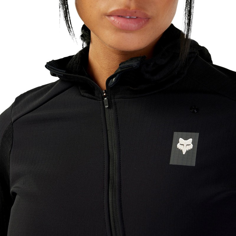 BLUZA ROWEROWA FOX LADY DEFEND THERMAL BLACK S