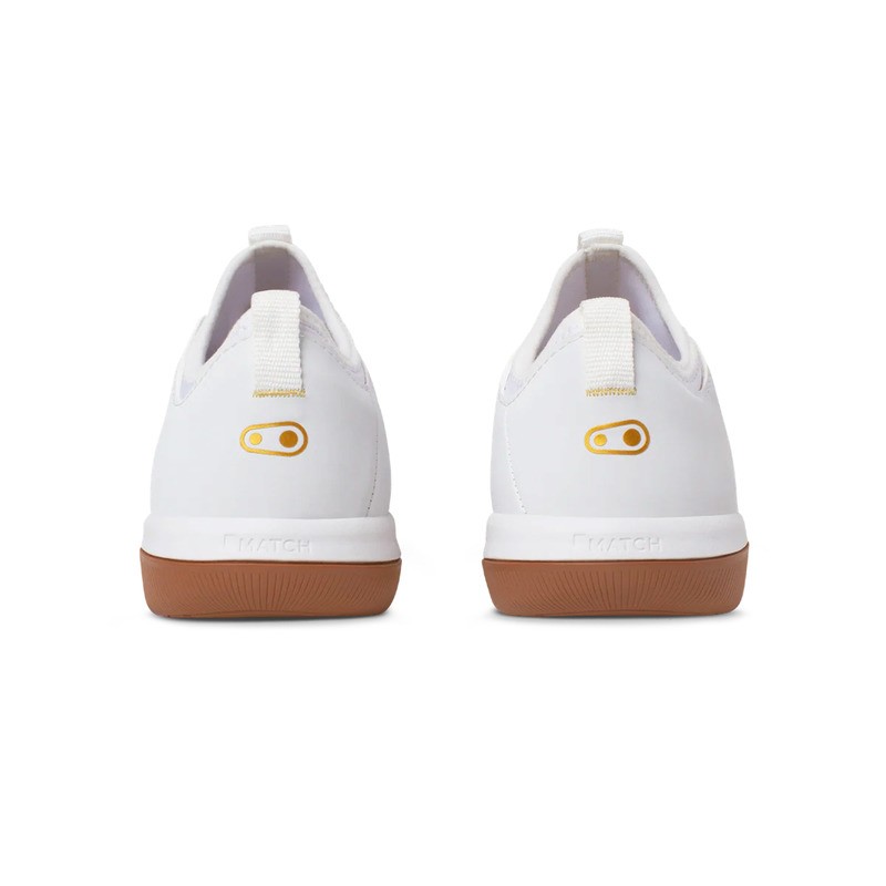 BUTY CRANKBROTHERS STAMP STREET LACE WHITE/GOLD - GUM OUTSOLE 7.5 (40 EU)