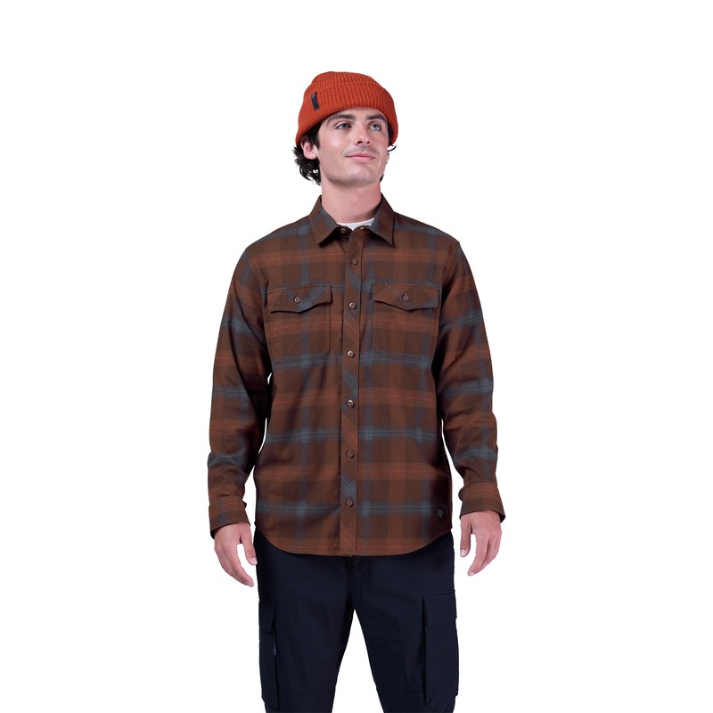 KOSZULA FOX SURVIVALIST CORE DARK BROWN M