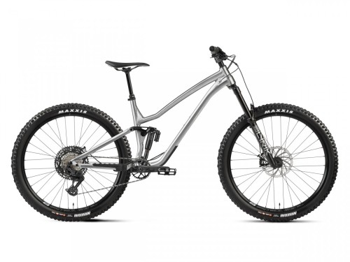 Rower Rocbird Enduro Evo, alu, koło przód 29"/tył 27.5", Brushed Silver (szczotkowany srebrny połysk), Medium