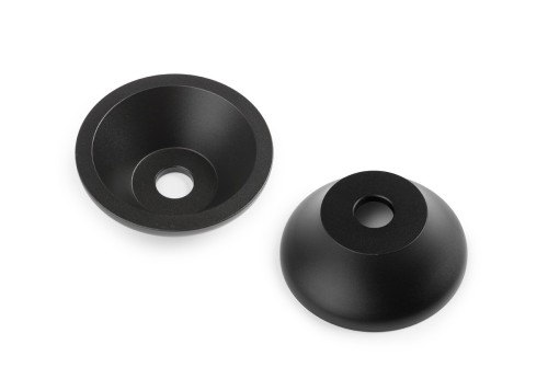 Hubguard uniwersalny tylny, alu 7075, czarny anodowany