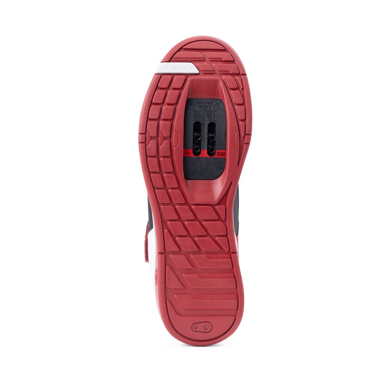 BUTY CRANKBROTHERS MALLET SPEEDLACE RED BLACK WHITE - RED OUTSOLE 12 (46 EU)