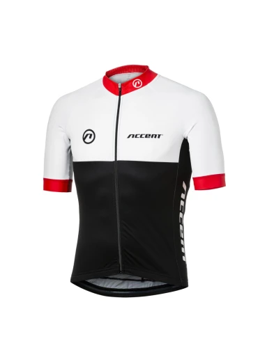 Koszulka kolarska, Pro Team, czarno-czerwona, S