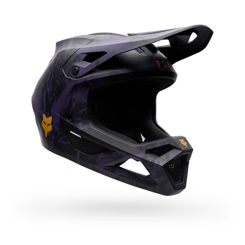 KASK ROWEROWY FOX RAMPAGE IMG PRINT PLUM L