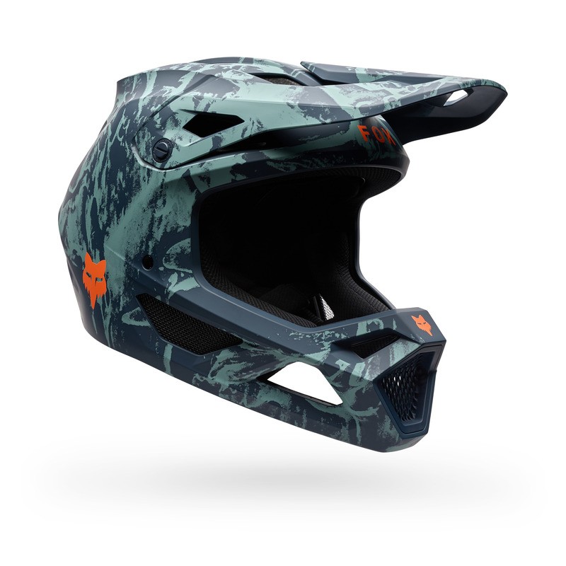 KASK ROWEROWY FOX RAMPAGE IMG PRINT ARCTIC BLUE XL