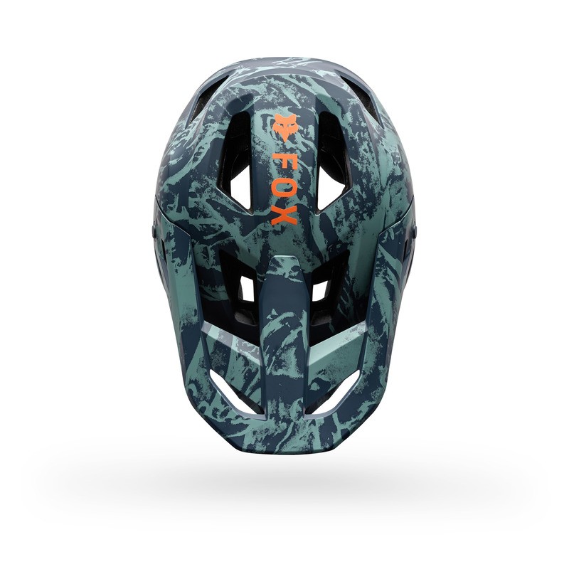 KASK ROWEROWY FOX RAMPAGE IMG PRINT ARCTIC BLUE XL