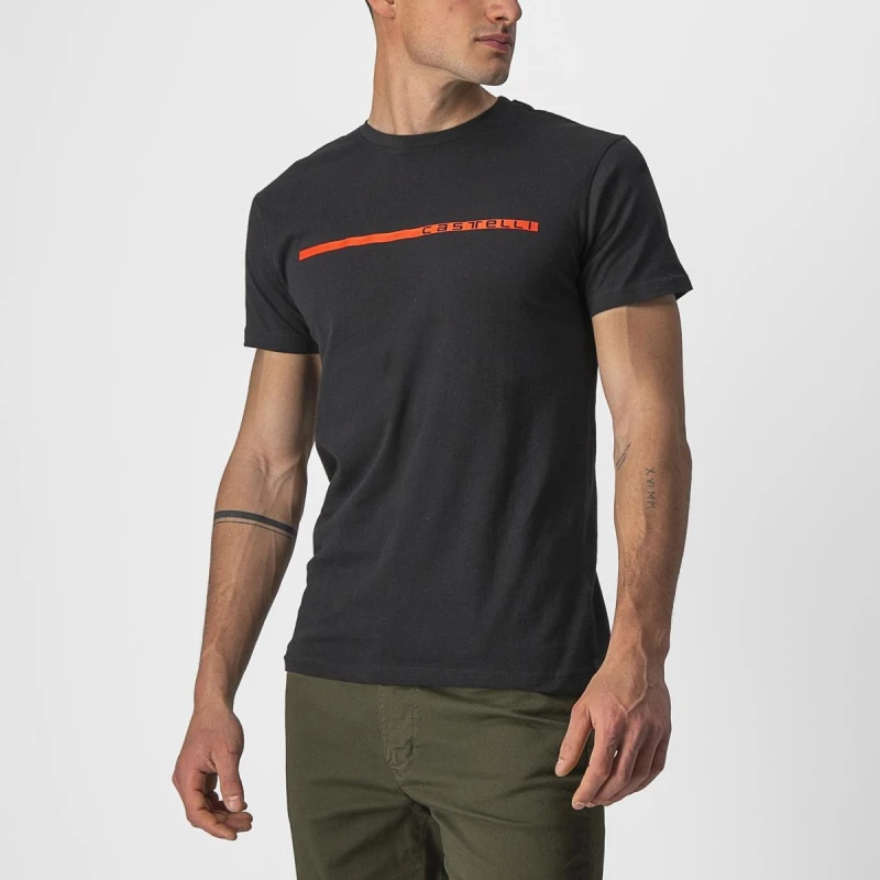 T-Shirt Ventaglio, czarny, rozmiar L