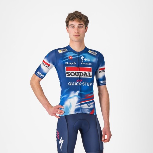 Koszulka kolarska Competizione, Team Soudal Quick Step, blue-red, rozmiar XXL