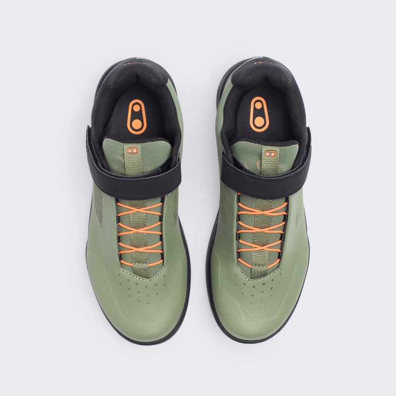 BUTY CRANKBROTHERS STAMP SPEEDLACE GREEN ORANGE - BLACK OUTSOLE 12 (46 EU)