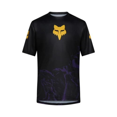 KOSZULKA ROWEROWA JUNIOR FOX RANGER IMG PRINT PLUM YS