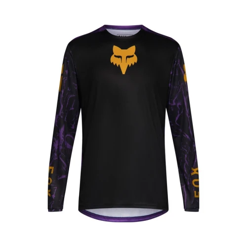 KOSZULKA ROWEROWA Z DŁUGIM RĘKAWEM JUNIOR FOX RANGER IMG PRINT PLUM YL