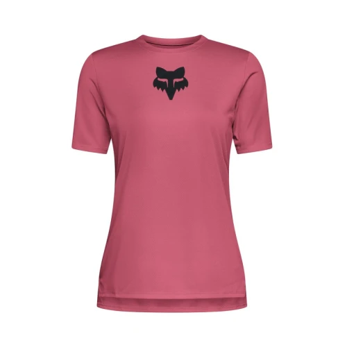 KOSZULKA ROWEROWA DAMSKA FOX RANGER WORDMARK HEAD BERRY L