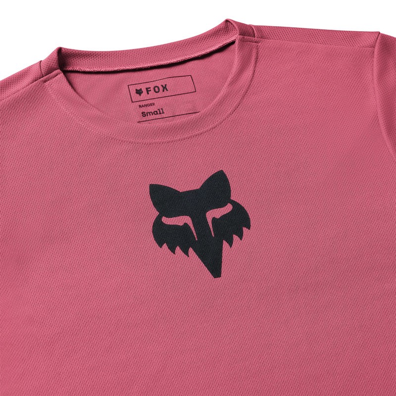 KOSZULKA ROWEROWA DAMSKA FOX RANGER WORDMARK HEAD BERRY L