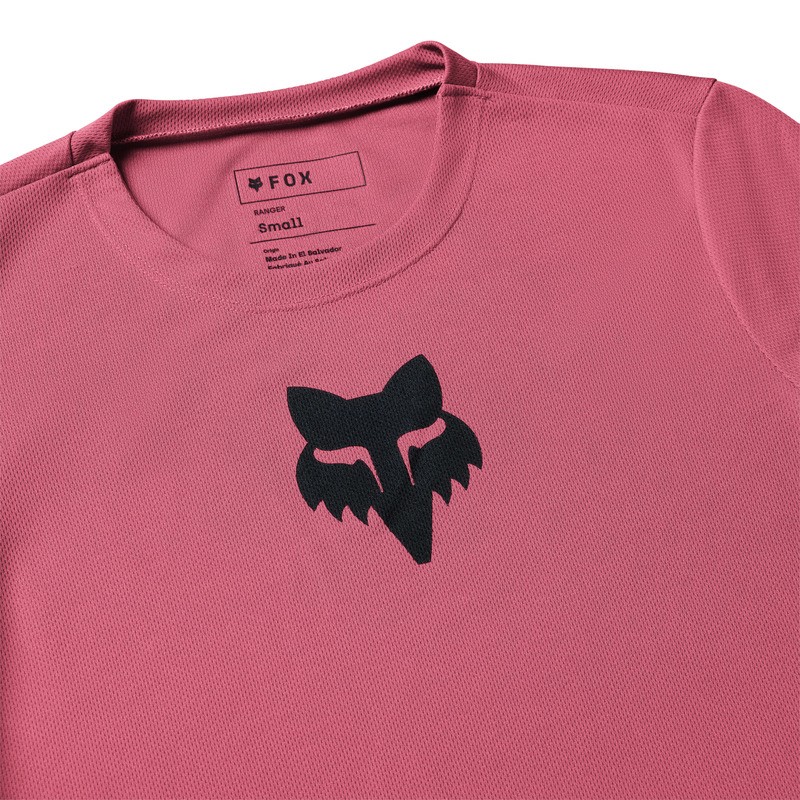 KOSZULKA ROWEROWA Z DŁUGIM RĘKAWEM DAMSKA FOX RANGER WORDMARK HEAD BERRY M