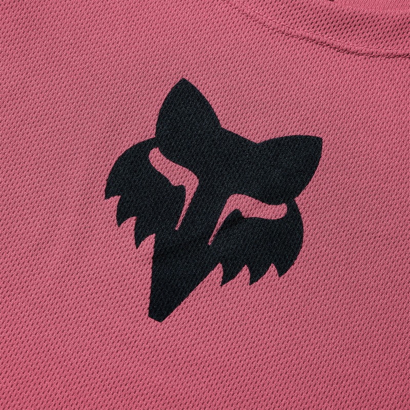 KOSZULKA ROWEROWA Z DŁUGIM RĘKAWEM DAMSKA FOX RANGER WORDMARK HEAD BERRY M