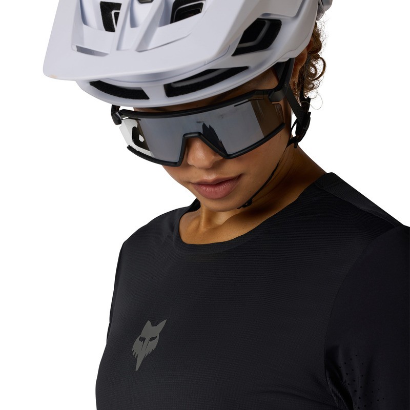 KOSZULKA ROWEROWA Z DŁUGIM RĘKAWEM DAMSKA FOX FLEXAIR BLACK M