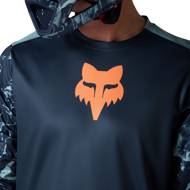 KOSZULKA ROWEROWA Z DŁUGIM RĘKAWEM FOX RANGER IMG PRINT ARCTIC BLUE S