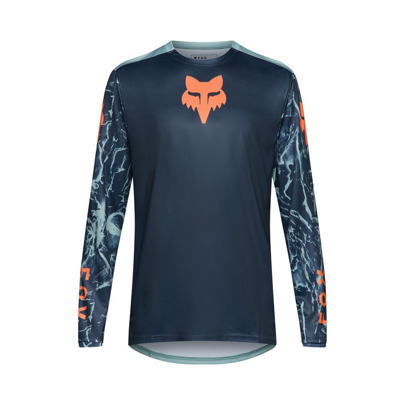 KOSZULKA ROWEROWA Z DŁUGIM RĘKAWEM FOX RANGER IMG PRINT ARCTIC BLUE M
