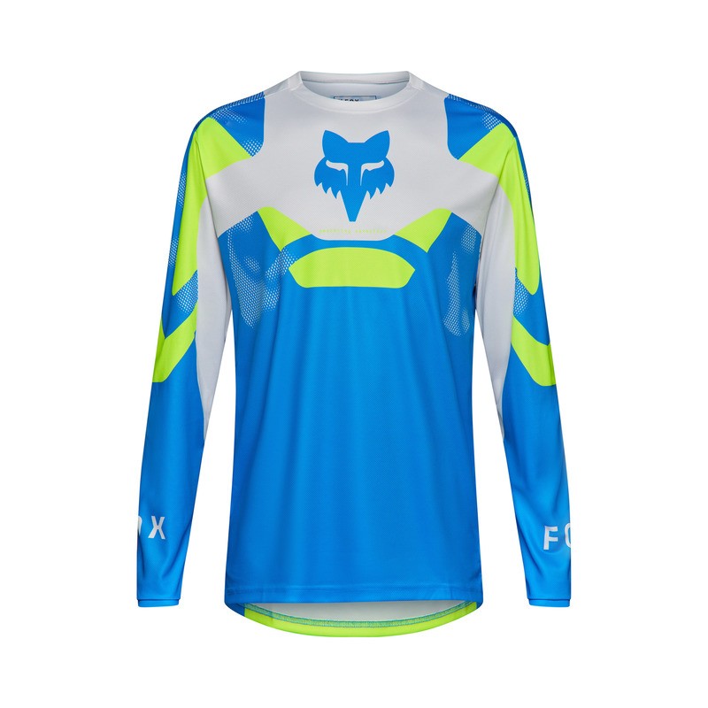 KOSZULKA ROWEROWA Z DŁUGIM RĘKAWEM FOX RANGER TACTILE BLUE JEWEL L