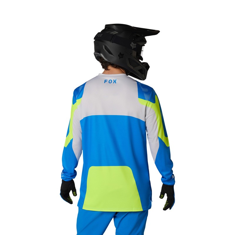 KOSZULKA ROWEROWA Z DŁUGIM RĘKAWEM FOX RANGER TACTILE BLUE JEWEL XXL