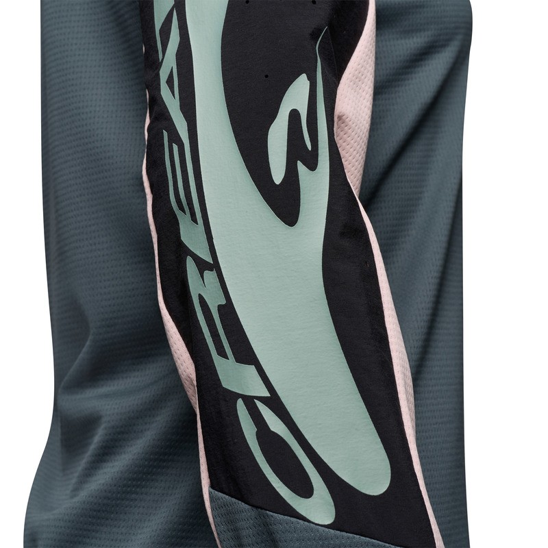 KOSZULKA ROWEROWA Z DŁUGIM RĘKAWEM DAMSKA FOX DEFEND CREATION DEEP COBALT M