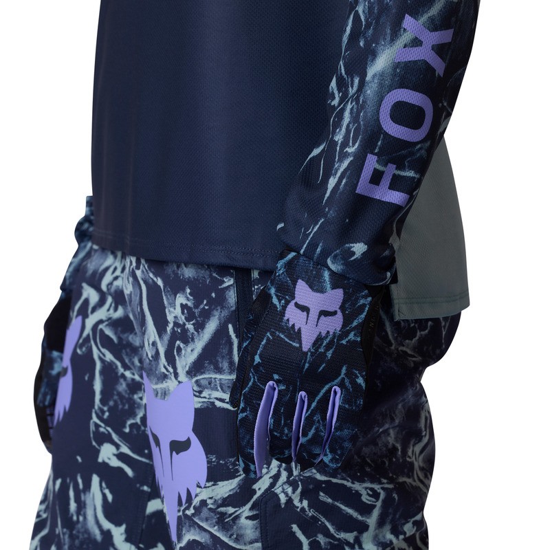 KOSZULKA ROWEROWA Z DŁUGIM RĘKAWEM DAMSKA FOX RANGER IMG PRINT ARCTIC BLUE XS