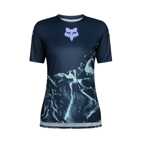 KOSZULKA ROWEROWA DAMSKA FOX RANGER IMG PRINT ARCTIC BLUE L