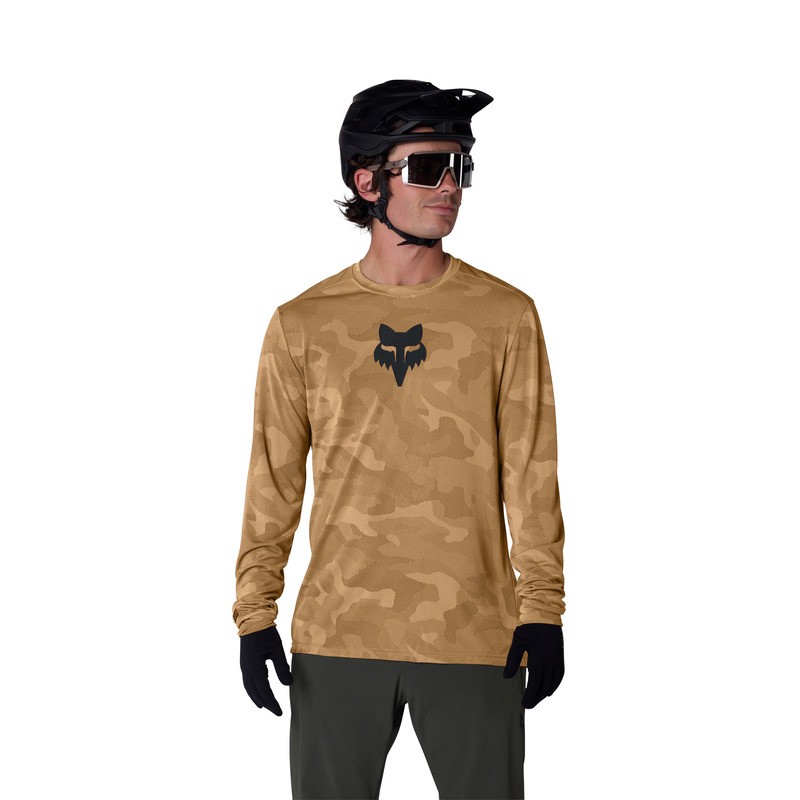 KOSZULKA ROWEROWA Z DŁUGIM RĘKAWEM FOX RANGER TRU DRI NUTMEG XXL